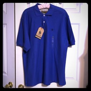 NWT Men’s GH Bass Kennebago blue polo sz M